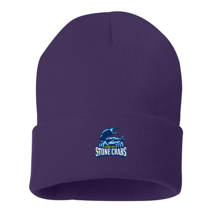 Charlotte Stone Crabs Logo Beanie Hat