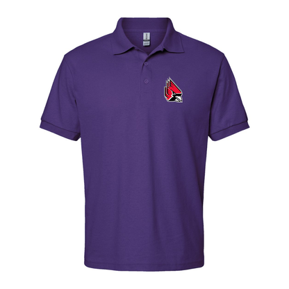 Men's  Ball State Cardinals Dry Blend Jersey Polo