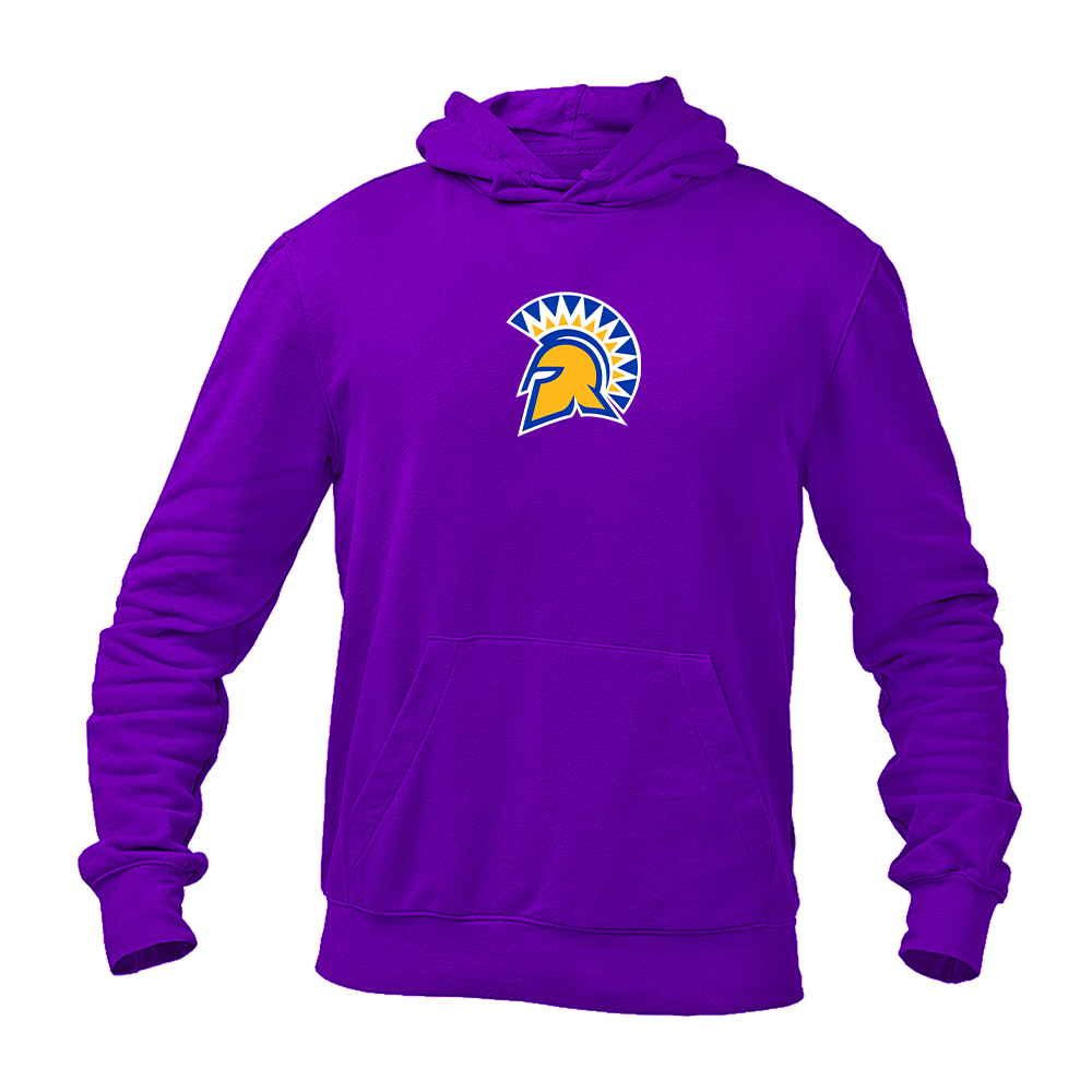 Men's San Jose State Spartans Logo Gildan  Heavy Blend Hooded Sweatshirt