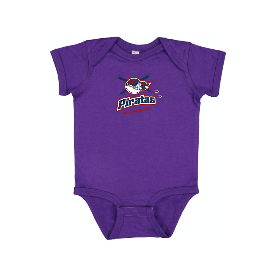 Campeche Piratas  Logo Baby Onesie Romper