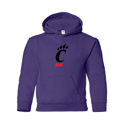 Youth  Cincinnati Bearcats Gildan Heavy Blend  Hooded Sweatshirt