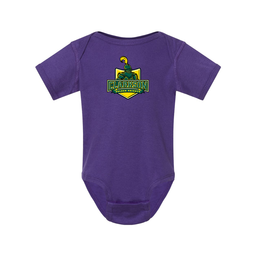 Clarkson Golden Knights Rabbit Skins Infant Baby Rib Bodysuit