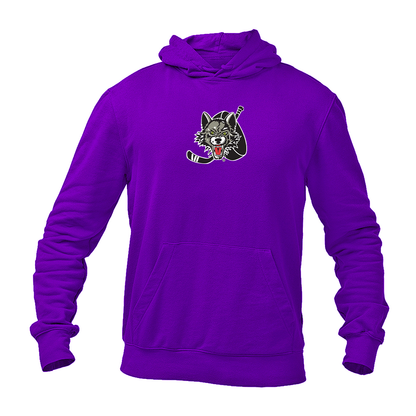 Men's Chicago Wolves Logo Pullover Hoodie
