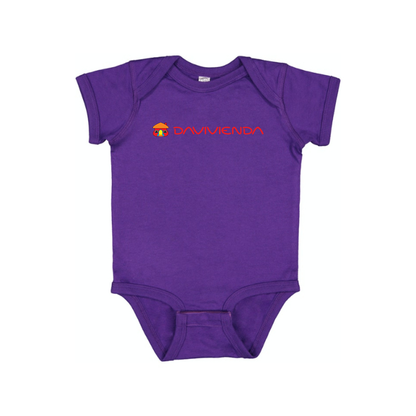 Davivienda Logo Baby Onesie Romper