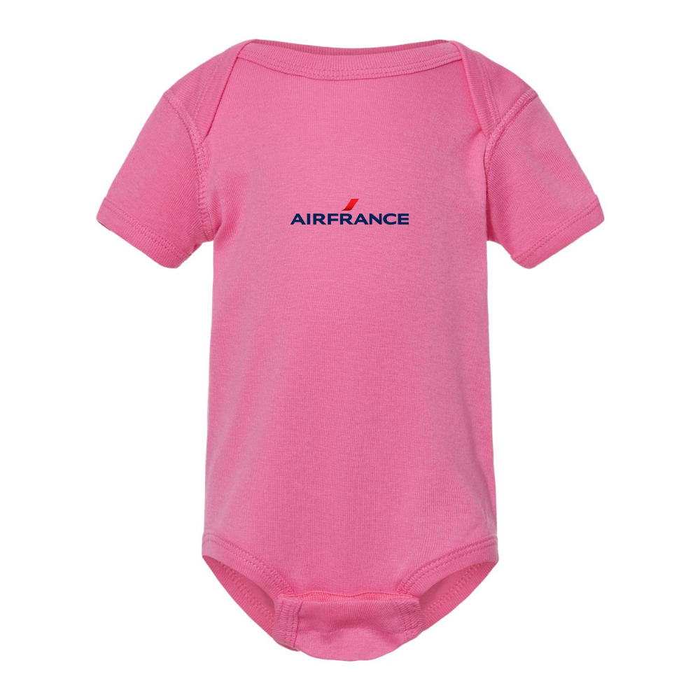 Air France Logo Rabbit Skins Infant Baby Rib Bodysuit