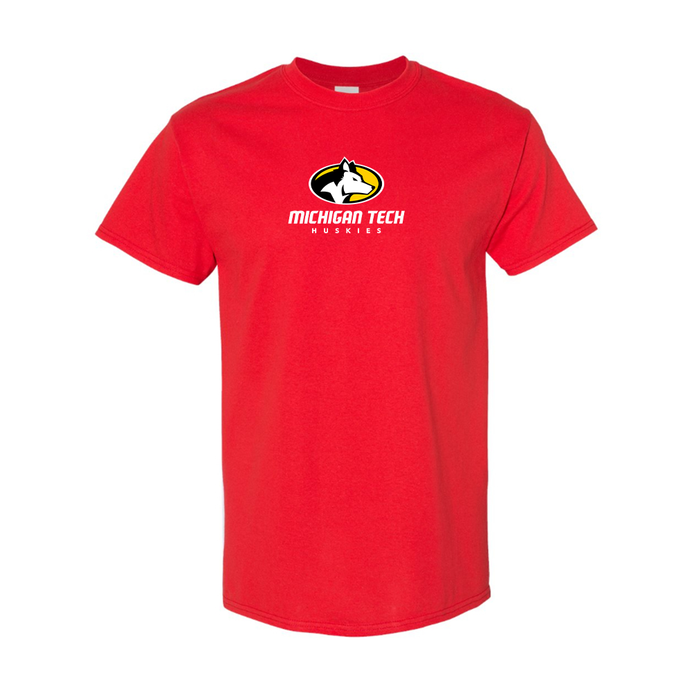 Men's Michigan Tech Huskies Logo Cotton T-Shirt