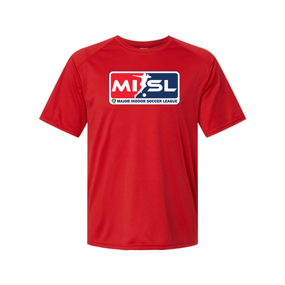 Men's Major Indoor Soccer League Logo Performance T-Shirt