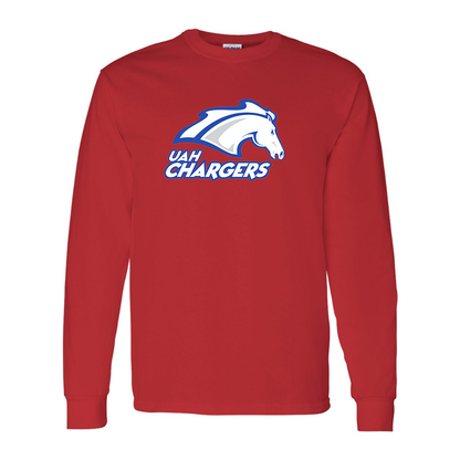 Men's Alabama Huntsville Chargers Gildan Heavy Cotton Long Sleeve T-Shirt