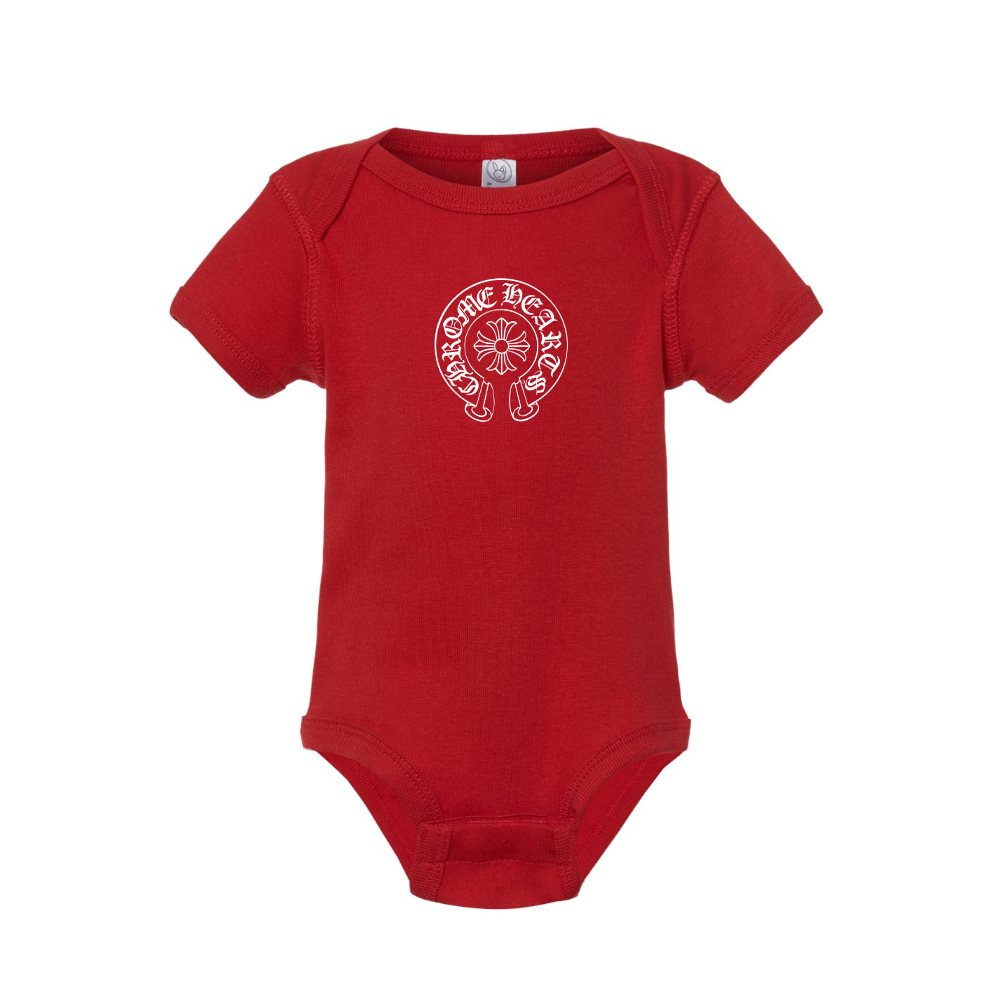Chrome Hearts Logo Baby Romper Onesie