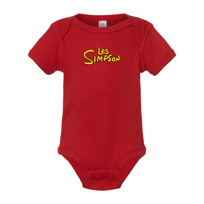 Les Simpson Logo Baby Romper Onesie