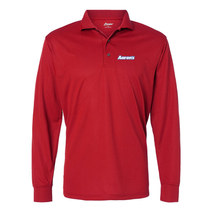 Men's Aaron_s Logo Paragon Prescott Long Sleeve Polo