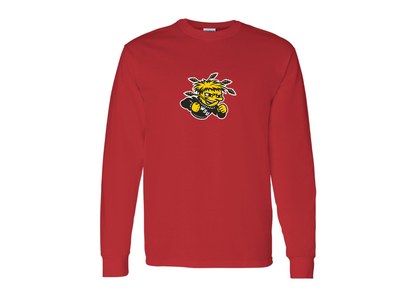 Men's Wichita State Shockers Gildan Heavy Cotton Long Sleeve T-Shirt