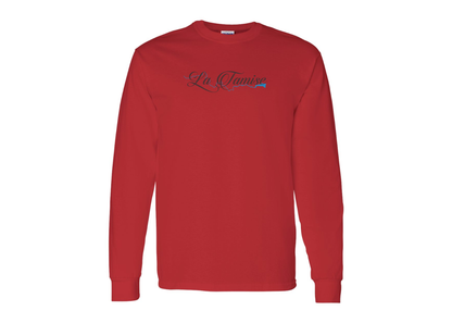 Men's La Tamise Logo Gildan Heavy Cotton Long Sleeve T-Shirt