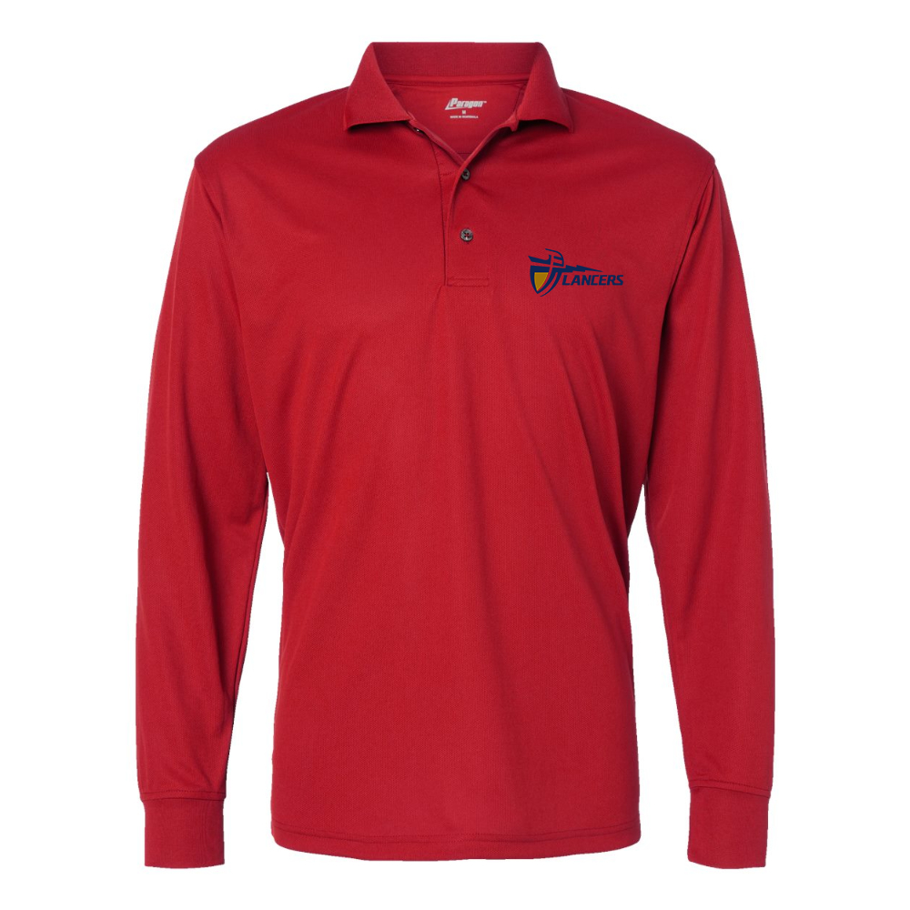 Men's California Baptist Lancers Paragon Prescott Long Sleeve Polo