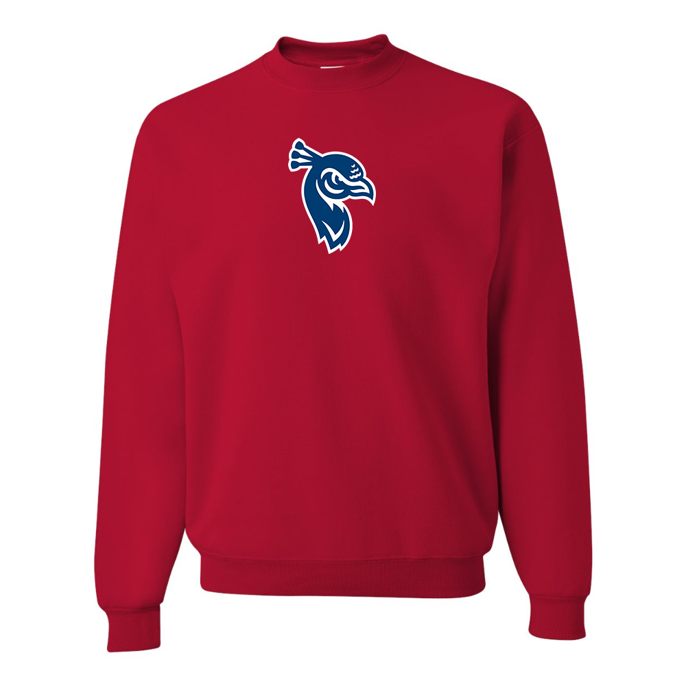 Men's Saint Peters Peacocks Logo JERZEES NuBlend Crewneck Sweatshirt