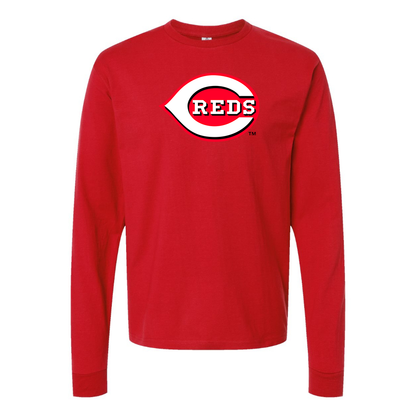 Youth Cincinnati Reds Logo Long sleeves