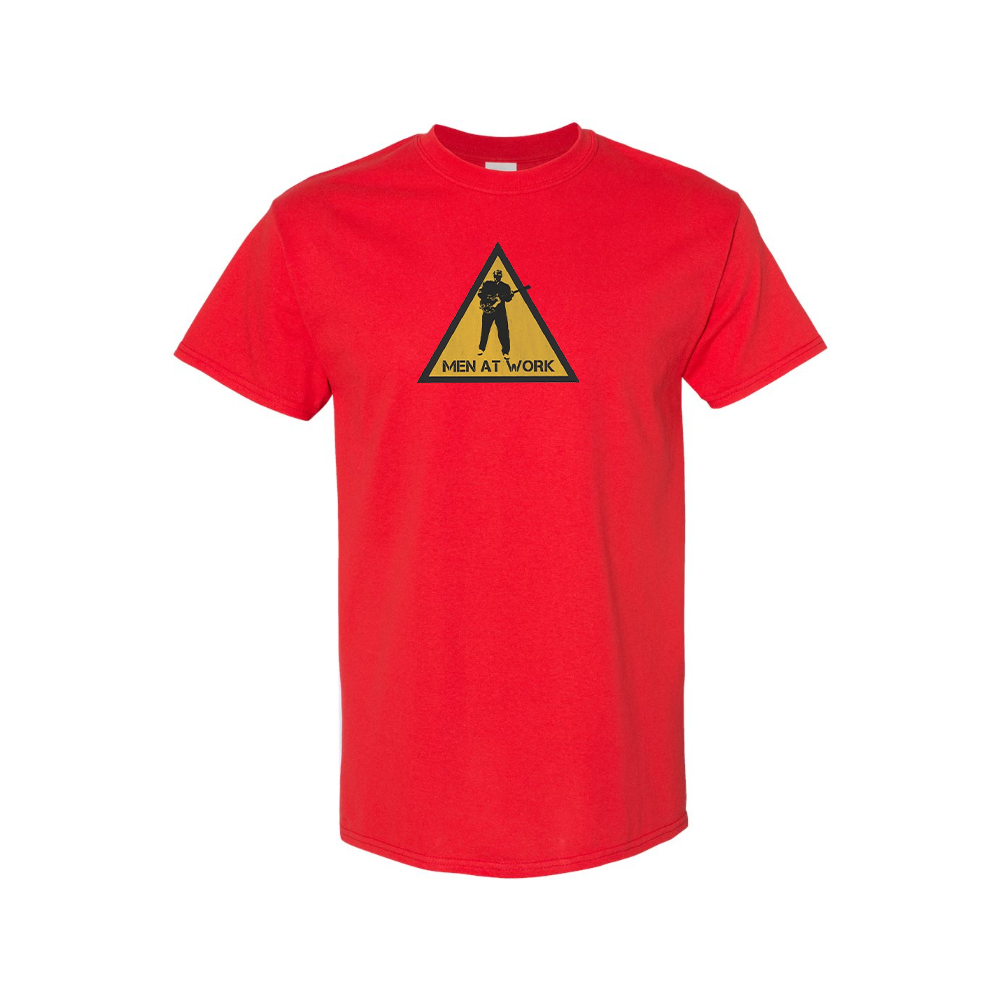 Men's Men at Work Logo Cotton T-Shirt