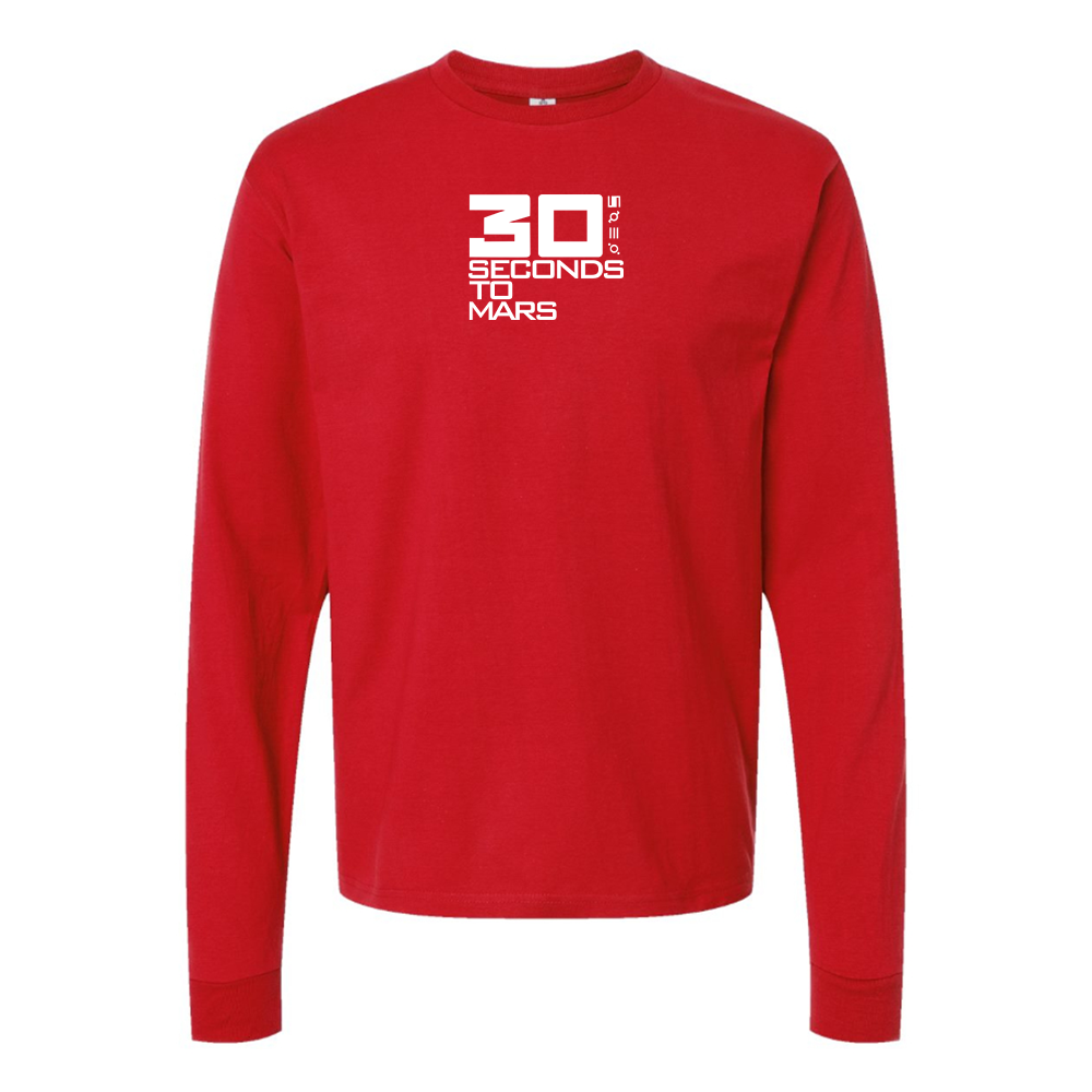 Youth 30 Seconds To Mars Logo Cotton Long Sleeve T-Shirt