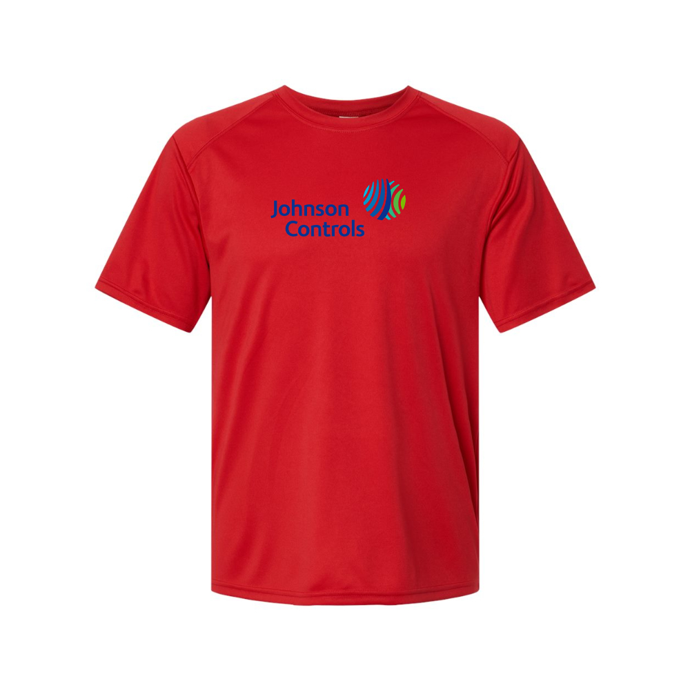 Men's Johnson-Controls Logo Polyester T-Shirt