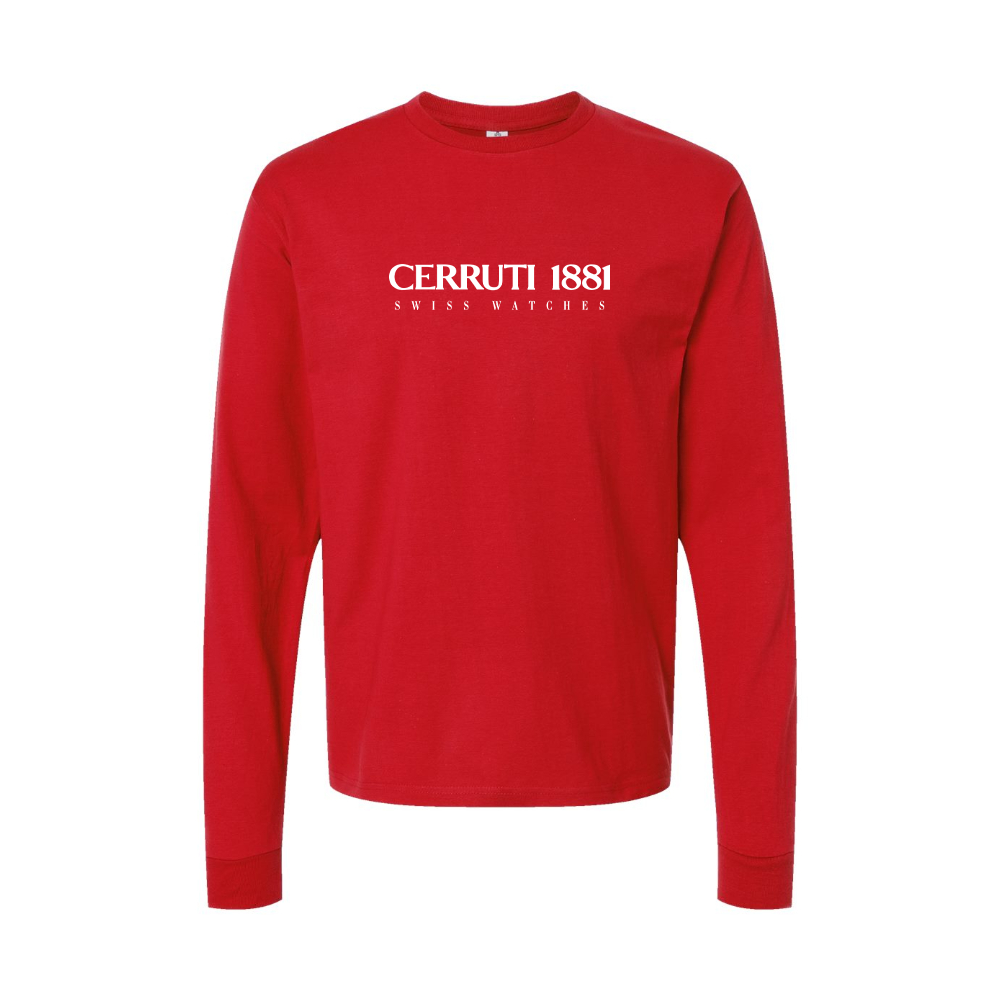 Youth Cerruti 1881 Logo Cotton Long Sleeve T-Shirt