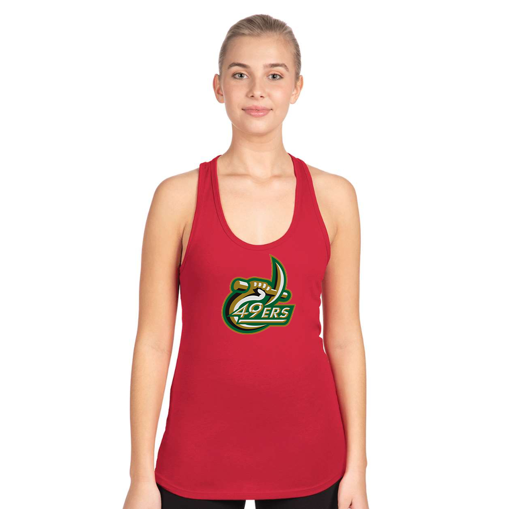 Women's Charlotte 49ers Next Level Ideal Racerback Tank