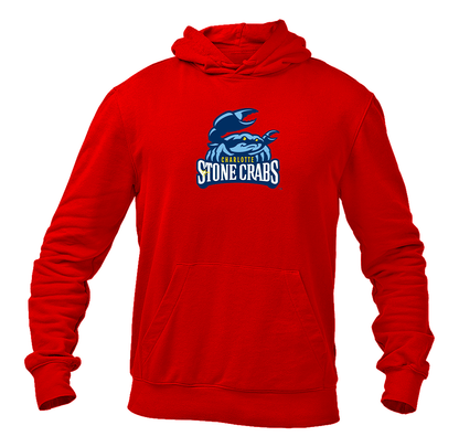 Men's Charlotte Stone Crabs Logo Pullover Hoodie