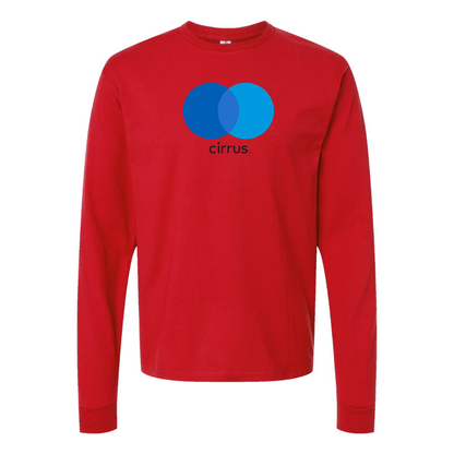 Men's Cirrus Logo Cotton Long Sleeve T-Shirt