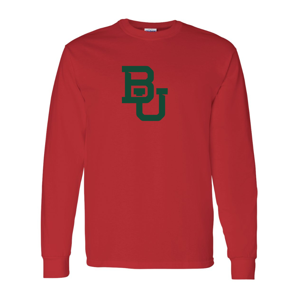 Men's  Baylor Bears Gildan Heavy Cotton Long Sleeve T-Shirt
