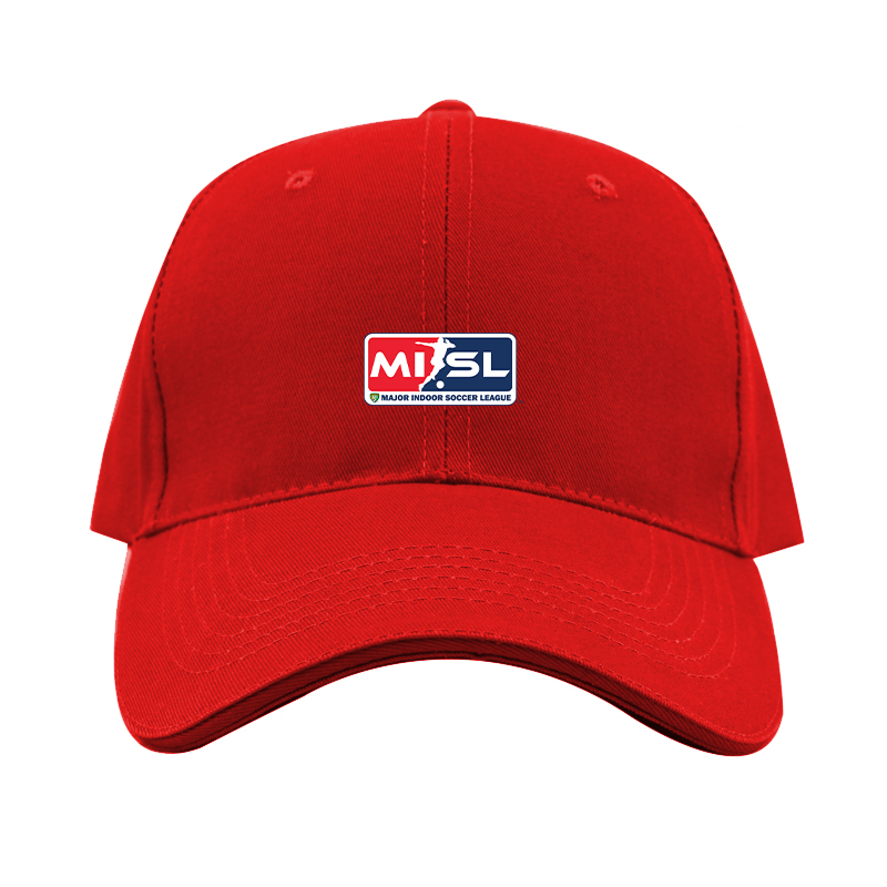 Major Indoor Soccer League Logo  Dad Baseball Cap Hat