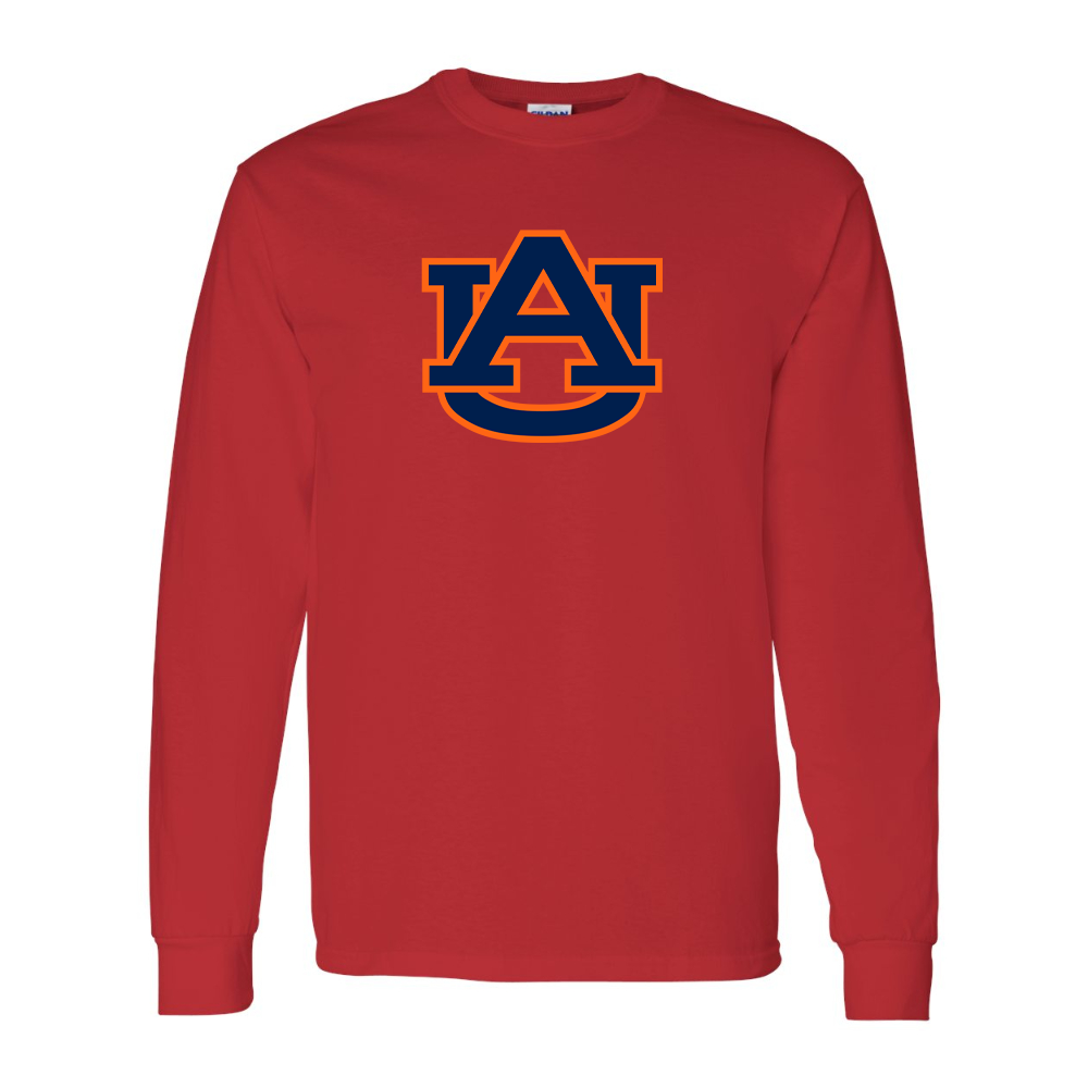 Men's  Auburn Tigers  Gildan Heavy Cotton Long Sleeve T-Shirt
