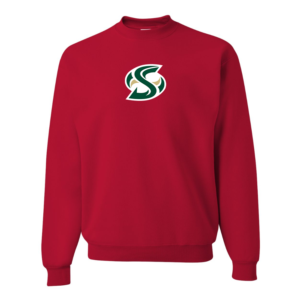 Men's Sacramento State Hornets Logo   JERZEES NuBlend Crewneck Sweatshirt
