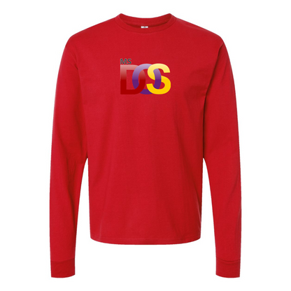Men's MS DOS Logo Long Sleeve T-Shirt