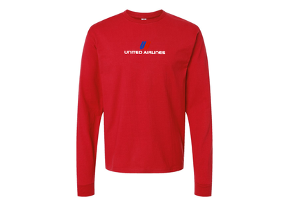 Men's United Airlines Logo Long Sleeve T-Shirt