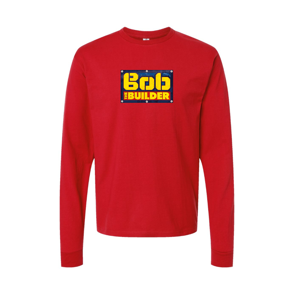 Youth Bob the Builder Logo Cotton Long Sleeve T-Shirt