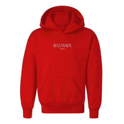 Youth  Balmain Logo  Pullover Hoodie