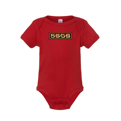 5sos Logo Baby Romper Onesie