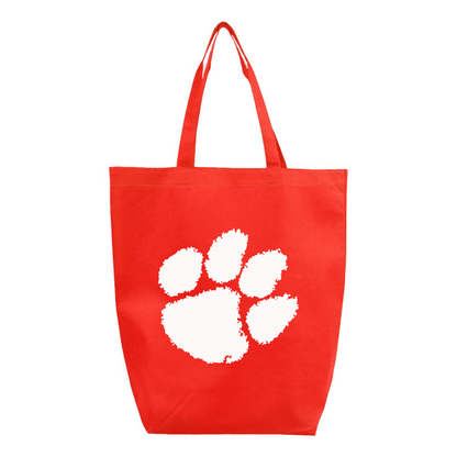 Clemson Tigers Q-Tees Non-Woven Gusset Bottom Tote