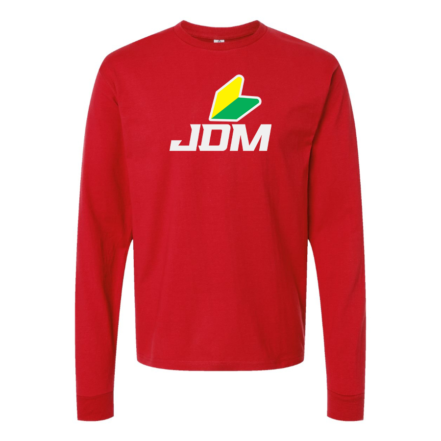 Men's JDM  Logo Cotton Long Sleeve T-Shirt