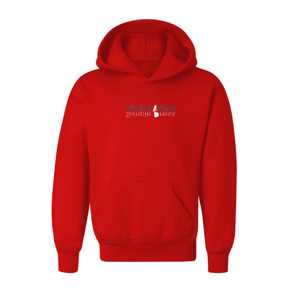 Youth Simple Dress Logo  Pullover Hoodie