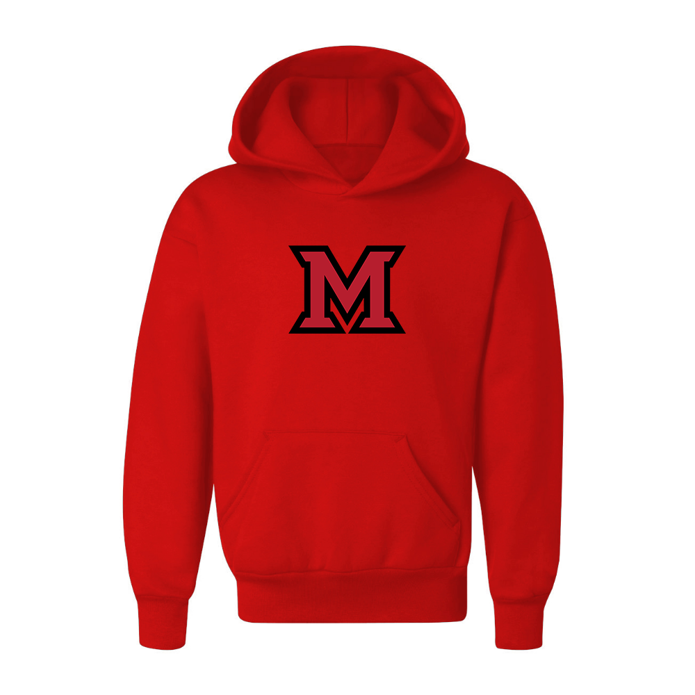 Youth Miami Ohio RedHawks Logo Pullover Hoodie
