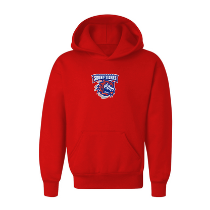 Youth Bridgeport Sound Tigers Logo Pullover Hoodie