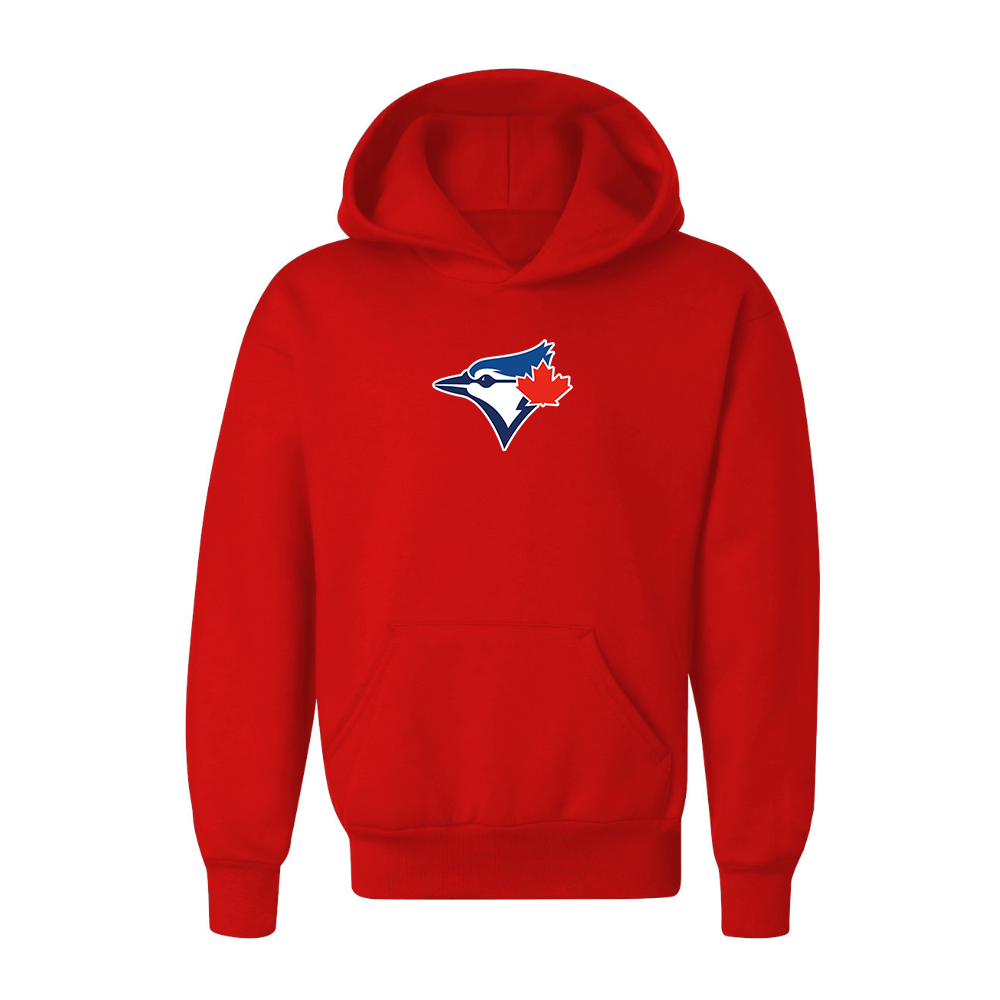 Youth Bluefield Blue Jays Logo Pullover Hoodie