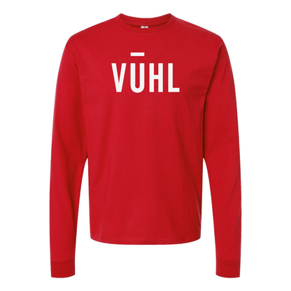 Men's VUHL Logo  Cotton Long Sleeve T-Shirt