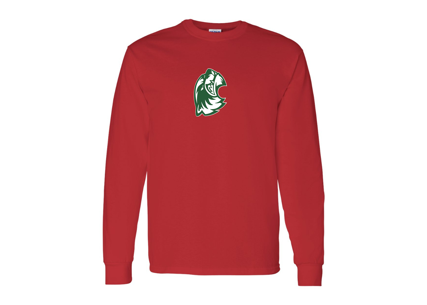 Men's Utah Valley Wolverines Gildan Heavy Cotton Long Sleeve T-Shirt