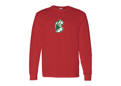 Men's Utah Valley Wolverines Gildan Heavy Cotton Long Sleeve T-Shirt