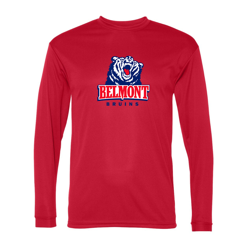 Men's  Belmont Bruins   Performance Long Sleeve T-Shirt