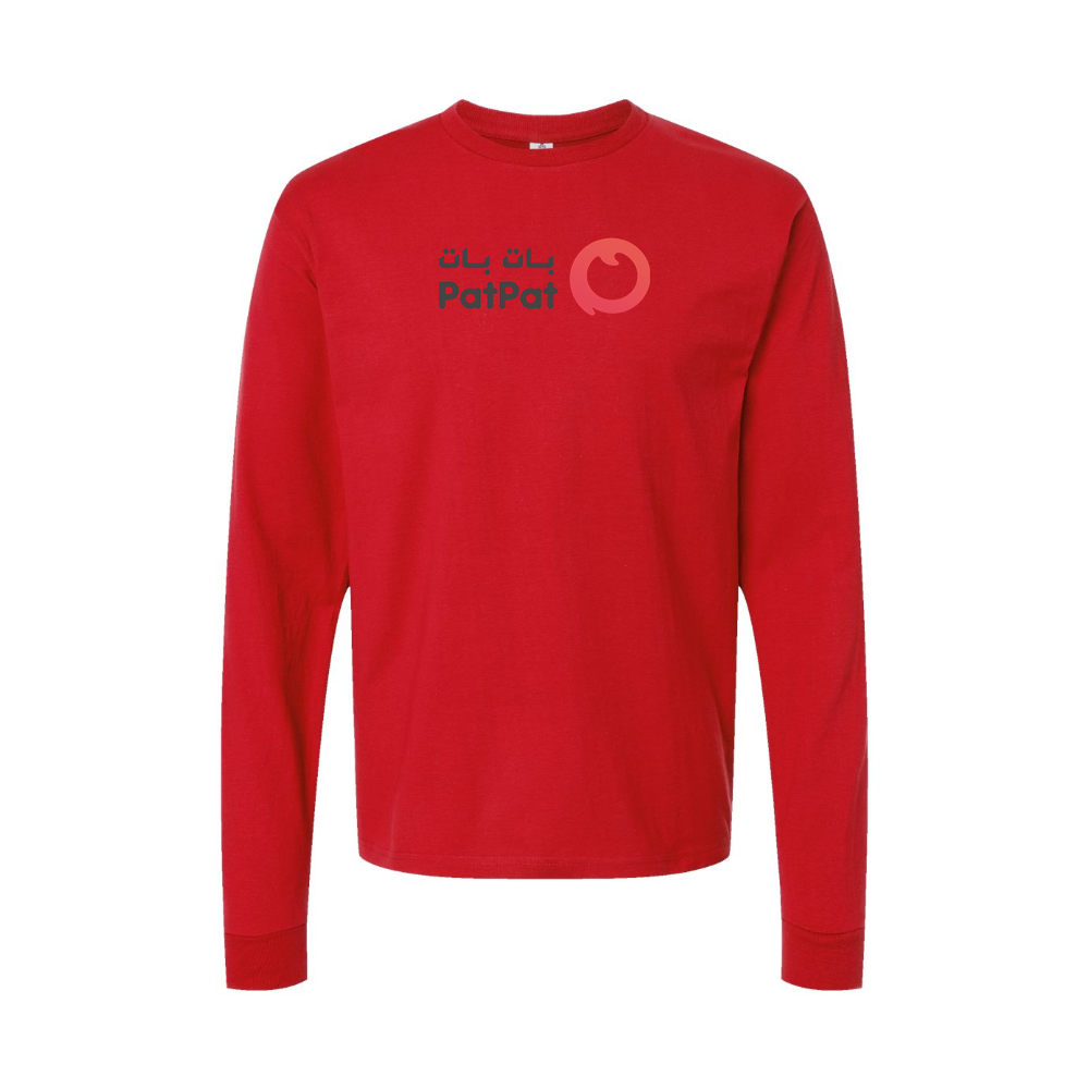 Men's PatPat Logo Long Sleeve T-Shirt