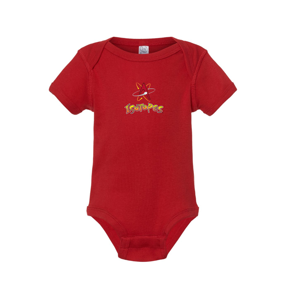 Albuquerque Isotopes Logo Baby Romper Onesie