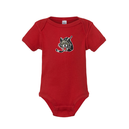 Chicago Wolves Logo Baby Romper Onesie