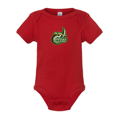 Charlotte 49ers Rabbit Skins Infant Baby Rib Bodysuit